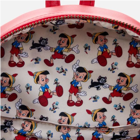 Loungefly Disney Pinocchio Marionette Mini Backpack and Wallet main image 8